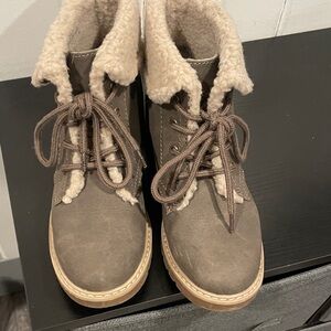 Sonoma with Ortholite Eco Cozy Brown Lace-Up Women's Boots size 6